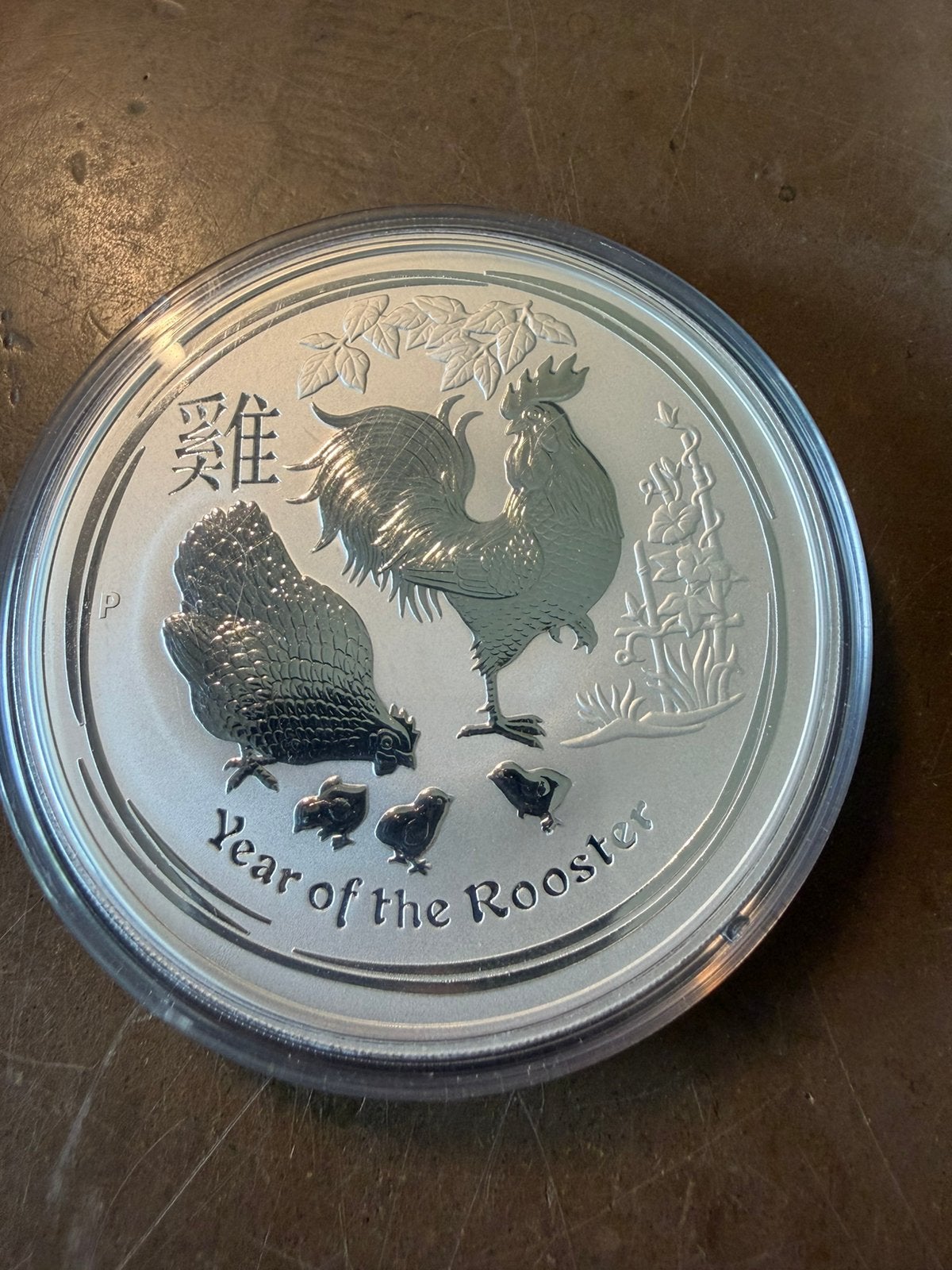 10 ounce Year of the Rooster 2017, Postzegels en Munten, Ophalen of Verzenden, Zilver