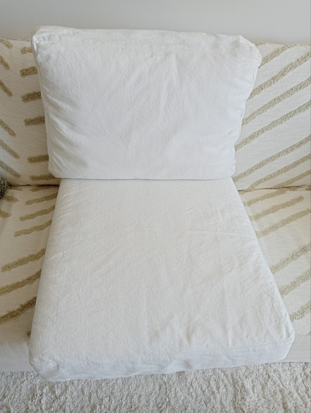 Stoelkussen Bemz Ikea, Ophalen, Gebruikt, Wit