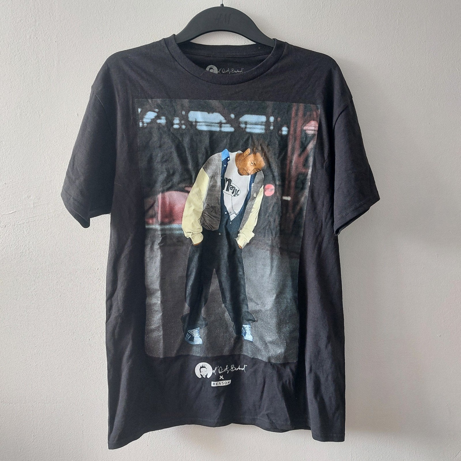 WU Tang Old Dirty Basterd x Reason t-shirt M, Maat 52/54 (L), Zwart, Ophalen of Verzenden, Zo goed als nieuw