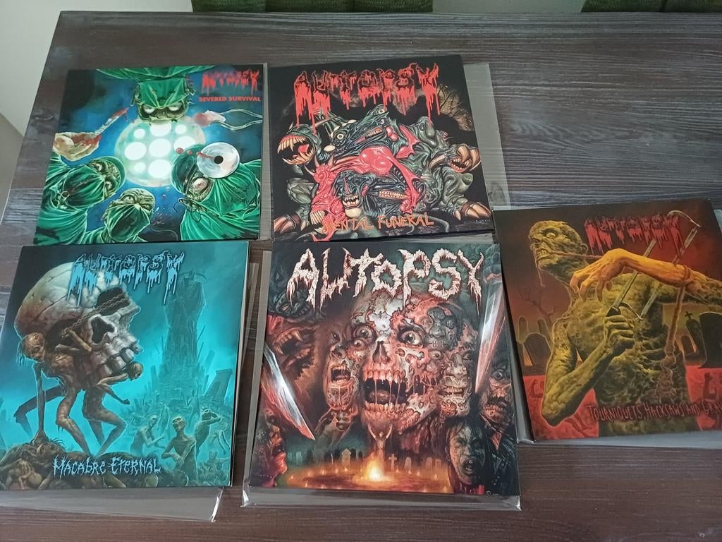 Autopsy - 5 x vinyl, nieuw!, Ophalen of Verzenden, Zo goed als nieuw