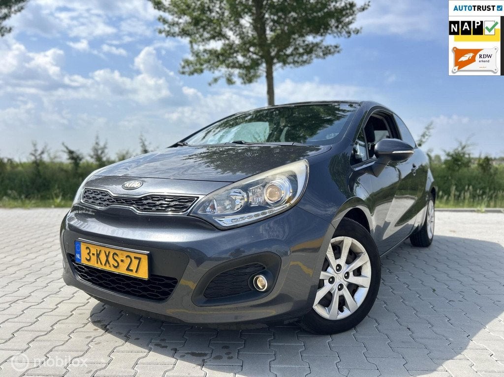 Kia Rio 1.2 CVVT Plus Pack|APK|AIRCO|NAP|, Euro 5, 40 €/maand, Origineel Nederlands, Bedrijf
