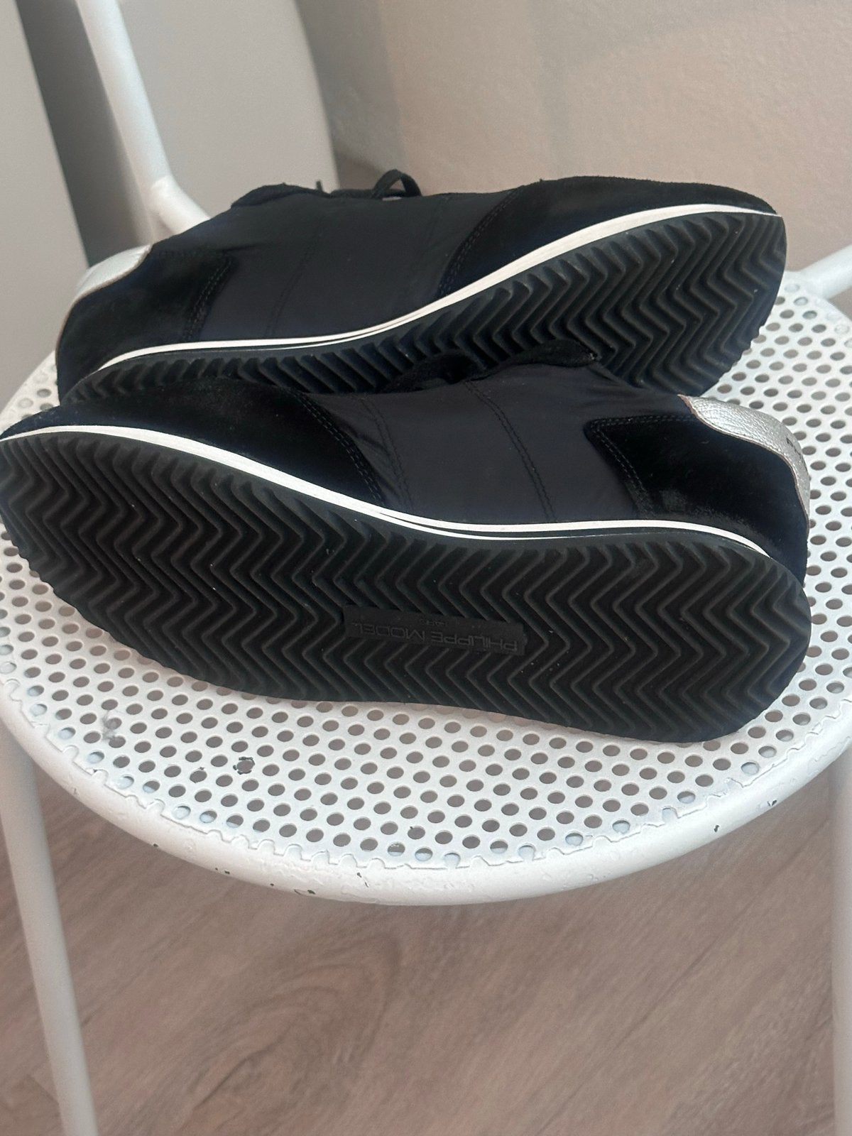 Zwarte Philippe Model sneakers - Maat 40, Ophalen of Verzenden, Gedragen, Zwart, Sneakers of Gympen