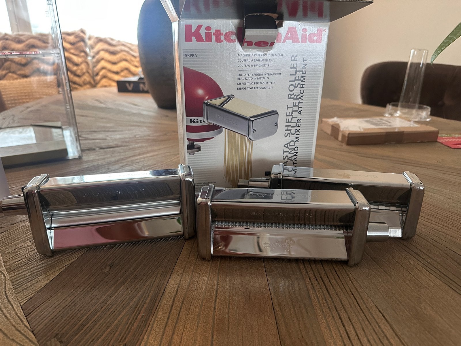 KitchenAid 5 KPRA Pastamaker Opzetstukken, Ophalen of Verzenden, Zo goed als nieuw
