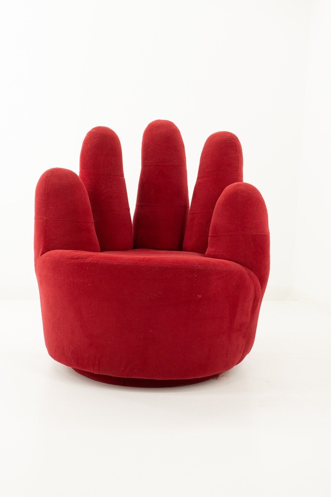 rode handstoel vintage retro Artdeco fauteuil stoel, Ophalen, Gebruikt, Geen, Retro vintage