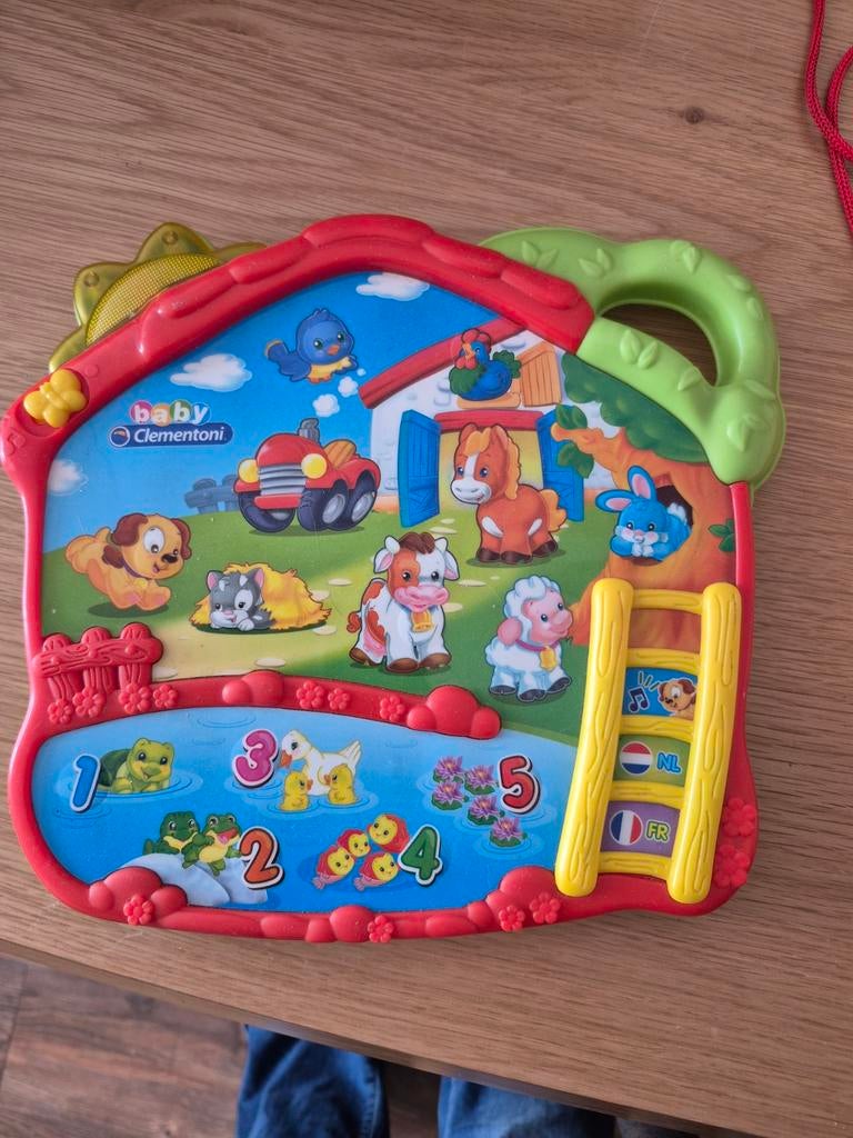 Baby Clementoni Boerderij Speelbord met Geluid en Licht, Kinderen en Baby's, Ophalen of Verzenden, Gebruikt, Overige typen, Met licht