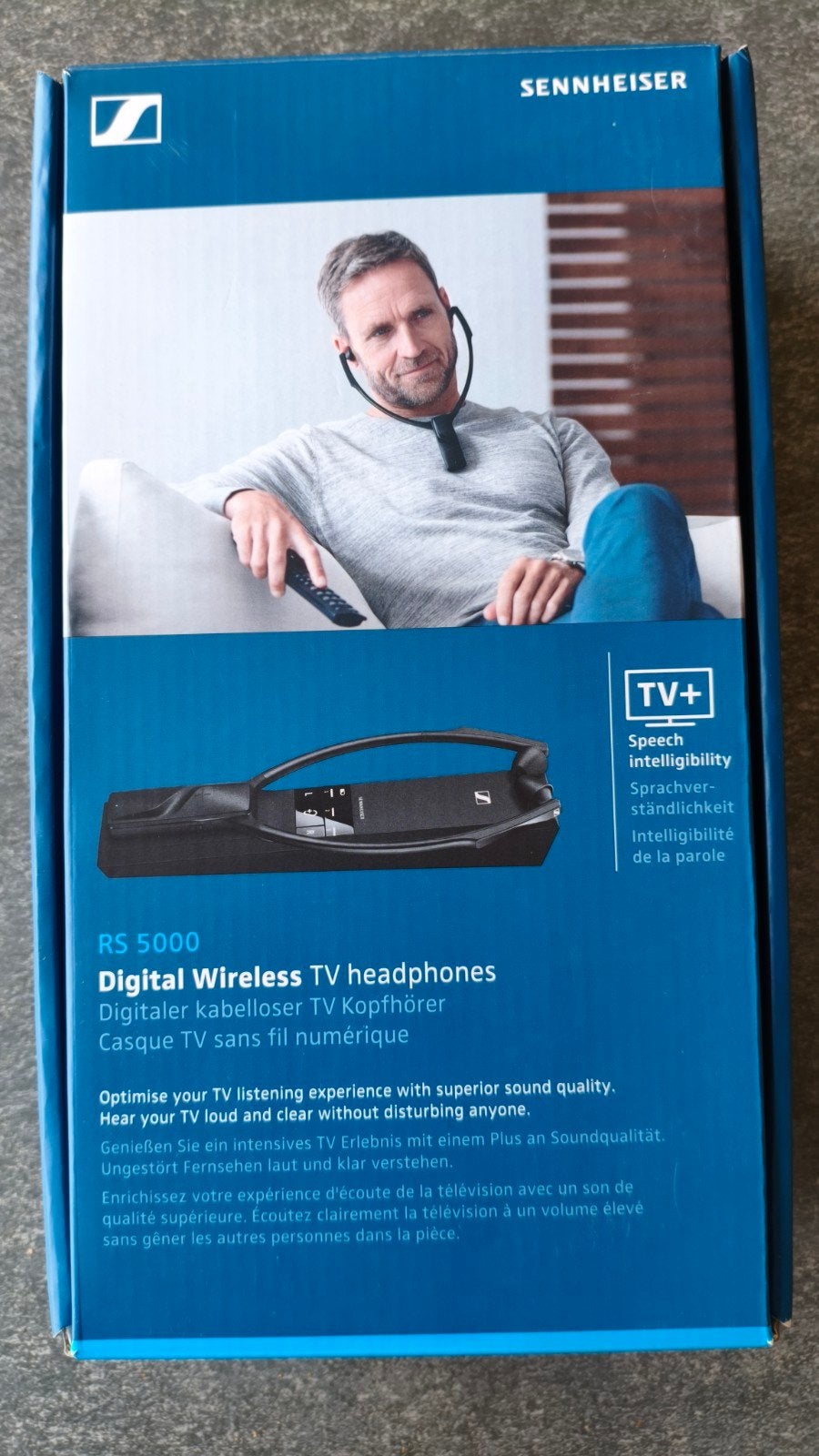 Sennheiser RS 5000 Digitale Draadloze TV Hoofdtelefoon, Ophalen of Verzenden