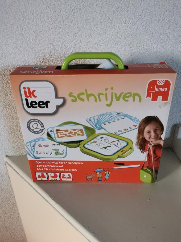 Jumbo Ik Leer Schrijven Koffer - Educatief Spel, Ophalen of Verzenden, Zo goed als nieuw, Taal en Lezen