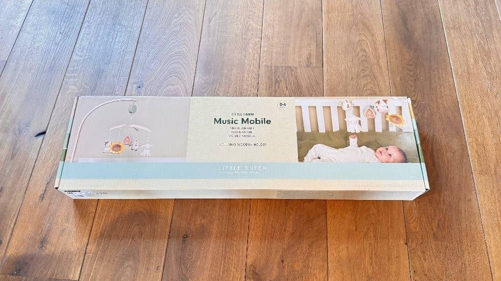 Muziek Mobiel Little Dutch Hout Boerderijdieren Little Farm, Kinderen en Baby's, Ophalen, Zo goed als nieuw