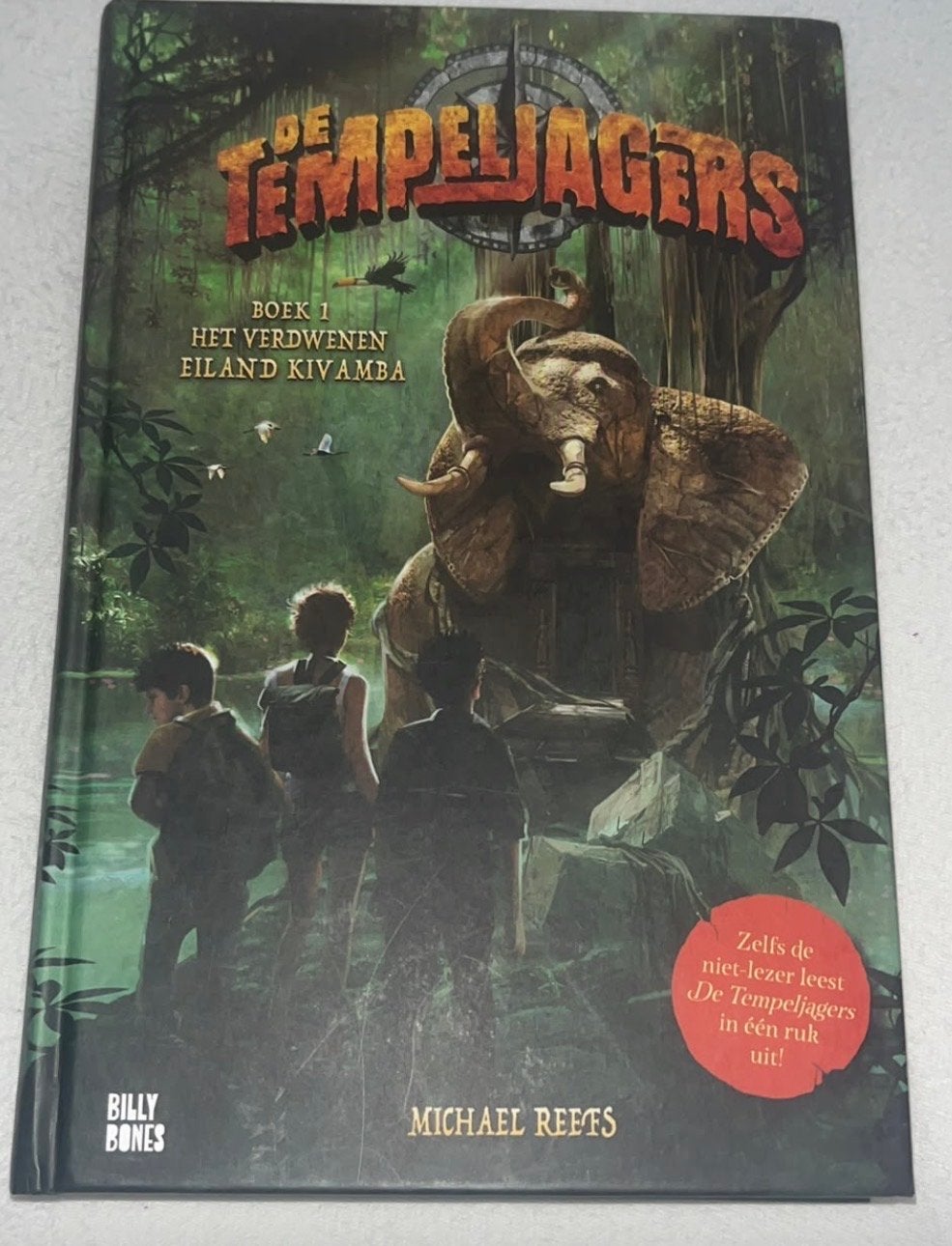 De Tempeljagers Boek 1: Het Verdwenen Eiland Kivamba, Verzenden, Zo goed als nieuw, Fictie algemeen
