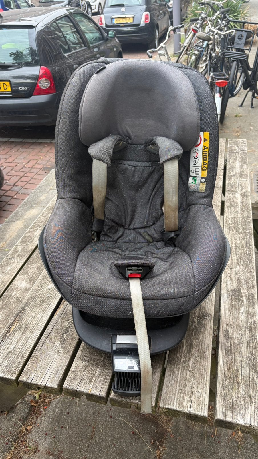 Maxicosi kinder autostoel met isofix, Ophalen, 15 t/m 36 kg, Zo goed als nieuw, Isofix