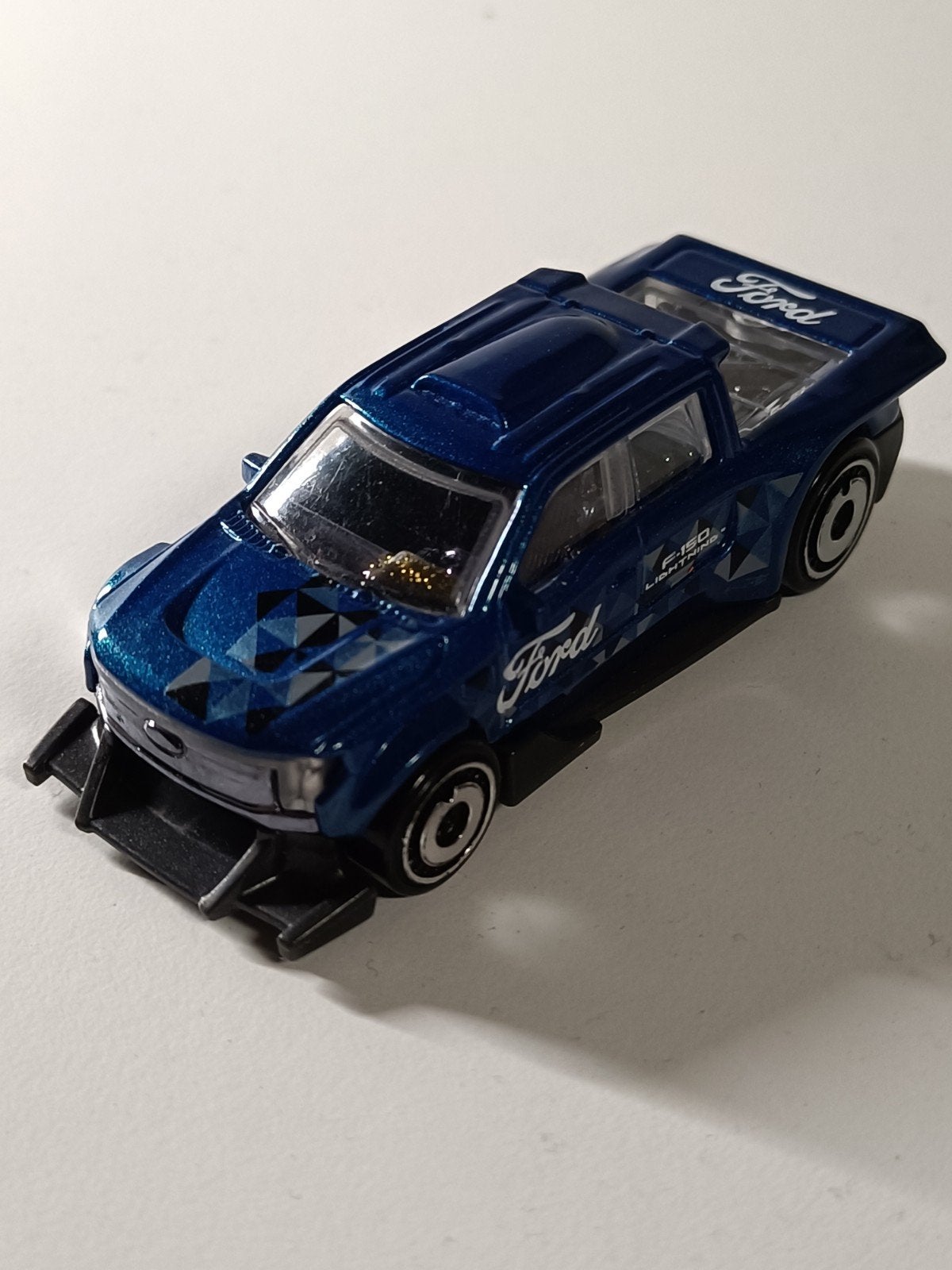 Hot Wheels Ford F-150 Lightning - Blauw Speelgoedauto, Ophalen of Verzenden, Zo goed als nieuw, Auto