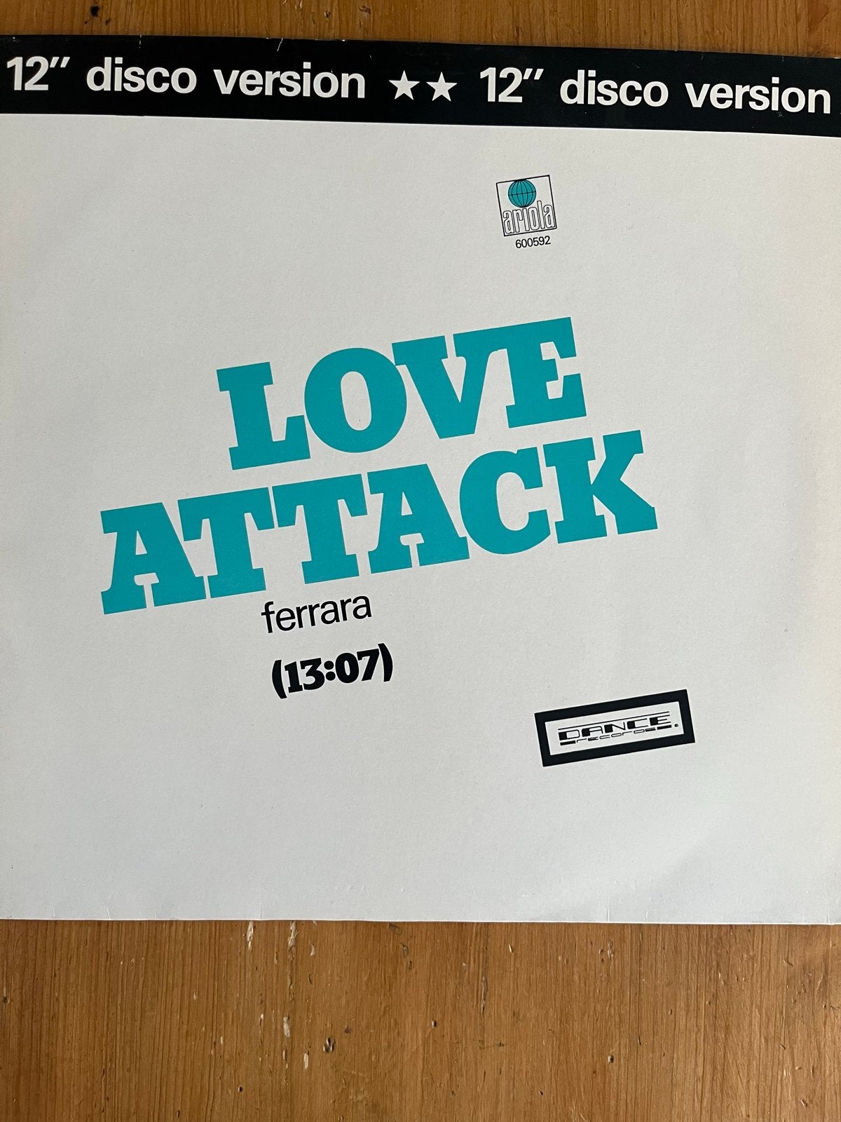 Ferrara - Love Attack (12" Disco Version) Maxi-Single, Ophalen of Verzenden, Gebruikt, 12 inch, Dance en House