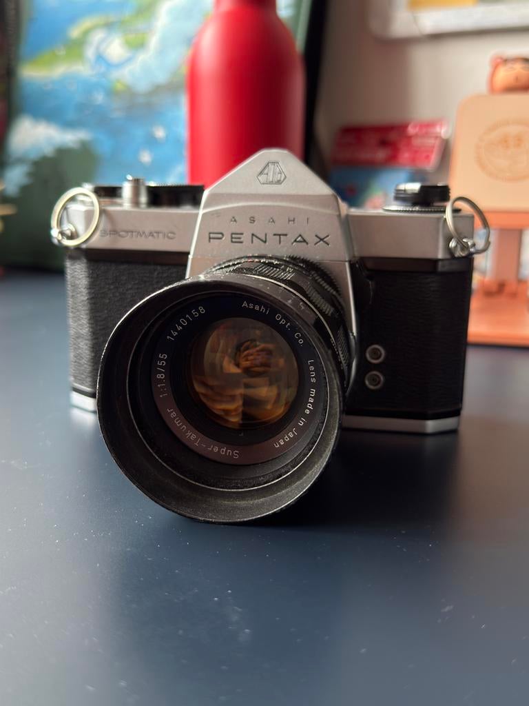 Pentax film camera, Audio, Tv en Foto, Fotocamera's Analoog, Ophalen, Gebruikt, Spiegelreflex, Pentax