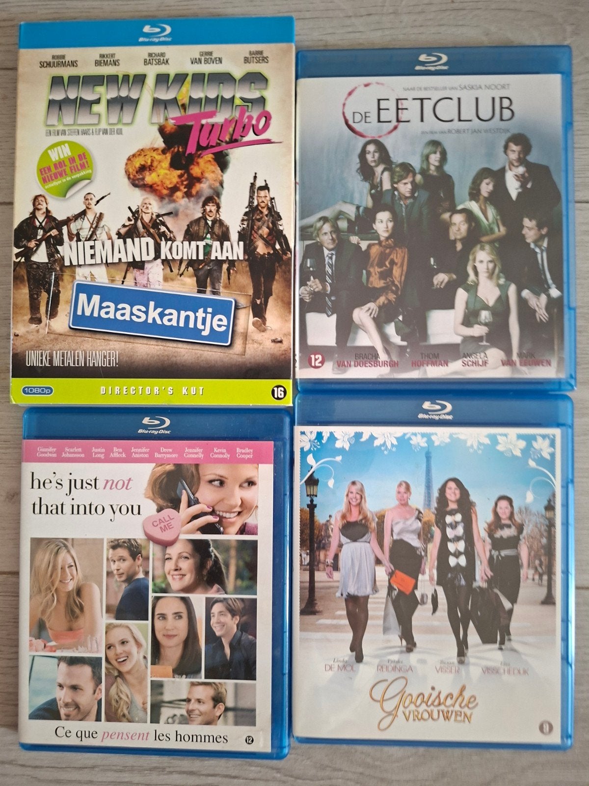 Blu ray dvd s 4 x, Ophalen of Verzenden, Gebruikt