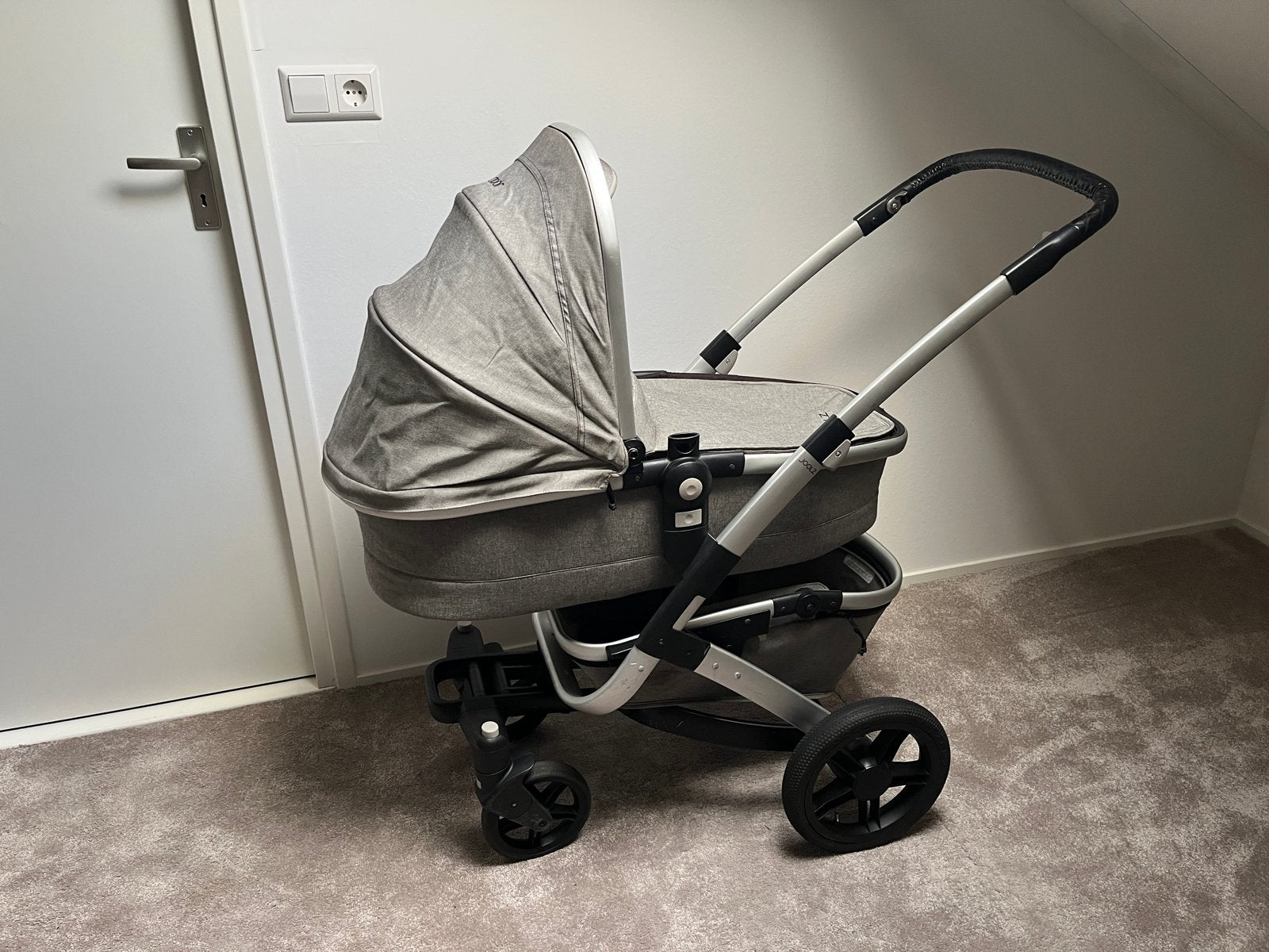 Joolz Day kinderwagen met reiswieg en zitje, Gebruikt, Verstelbare duwstang, Combiwagen, Ophalen