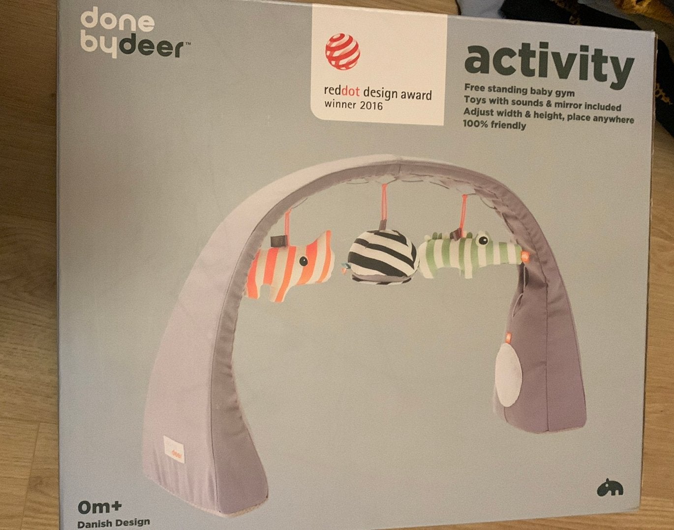Done by deer activity gym, Kinderen en Baby's, Ophalen, Gebruikt, Babygym, Met geluid