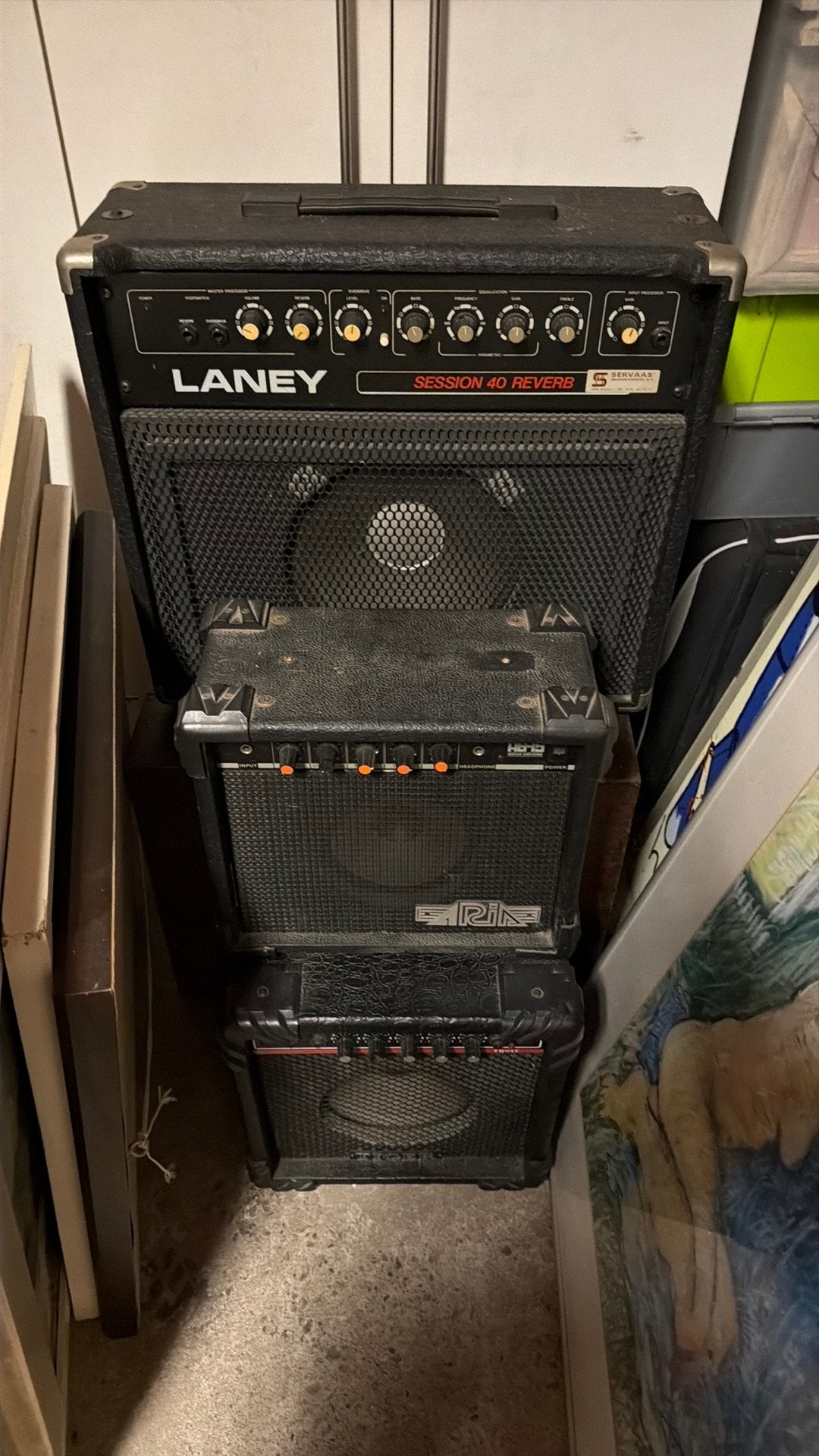 3 gitaarversterkers – Laney Session 40 Reverb, Muziek en Instrumenten, Ophalen of Verzenden, Zo goed als nieuw, Minder dan 50 watt