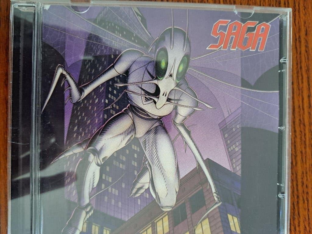 Saga – Marathon CD 2003 SPV Krasvrij + Booklet, Ophalen of Verzenden, Pop