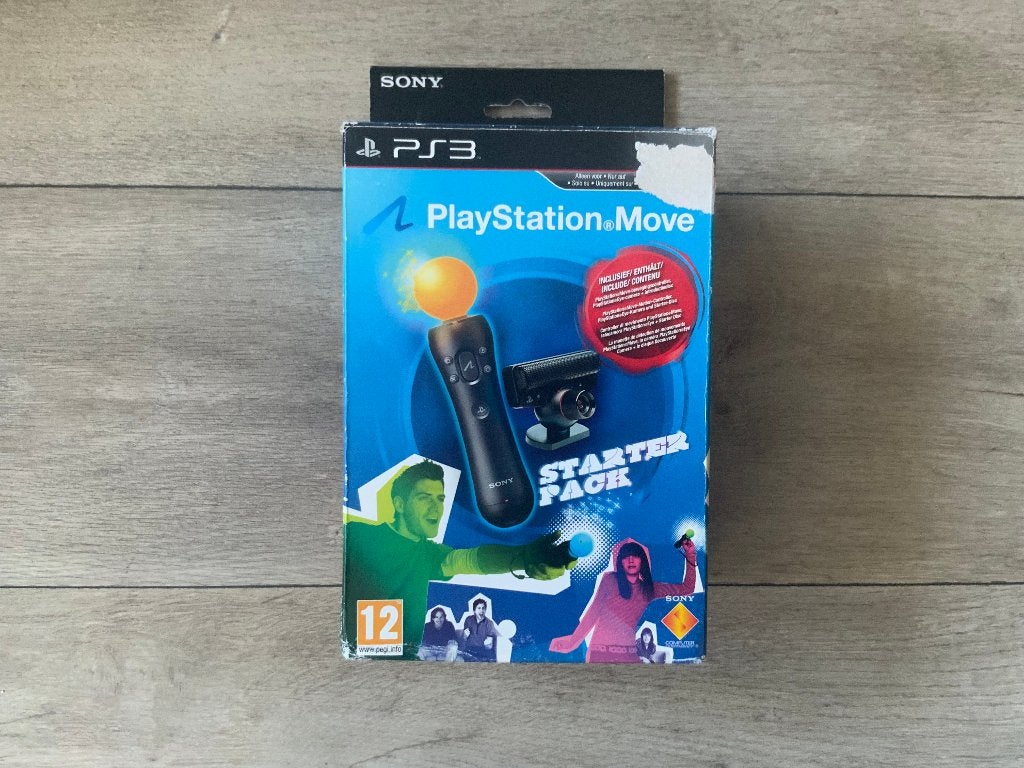 Playstation Move Starterset in doos - Move + Camera + Game, Avontuur en Actie, 1 speler, Ophalen of Verzenden, Zo goed als nieuw