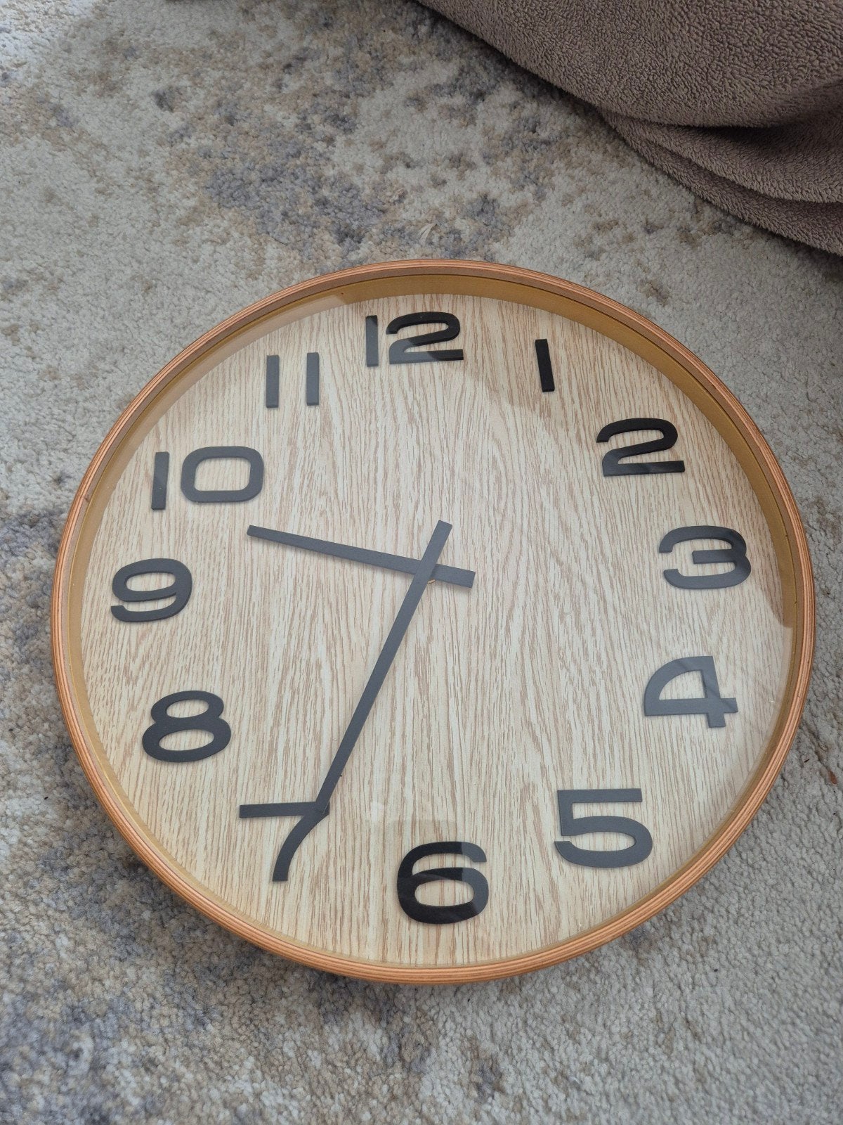 Leuke Xenos houten wandklok, Ophalen, Zo goed als nieuw, Analoog, Wandklok