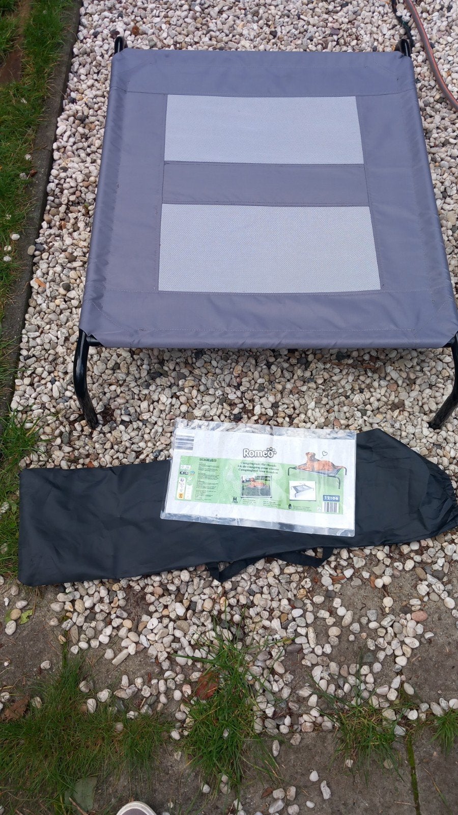 Romeo campingbed voor honden, 105 x x 75 x 20, Dieren en Toebehoren, Ophalen of Verzenden, Zo goed als nieuw, Polyester