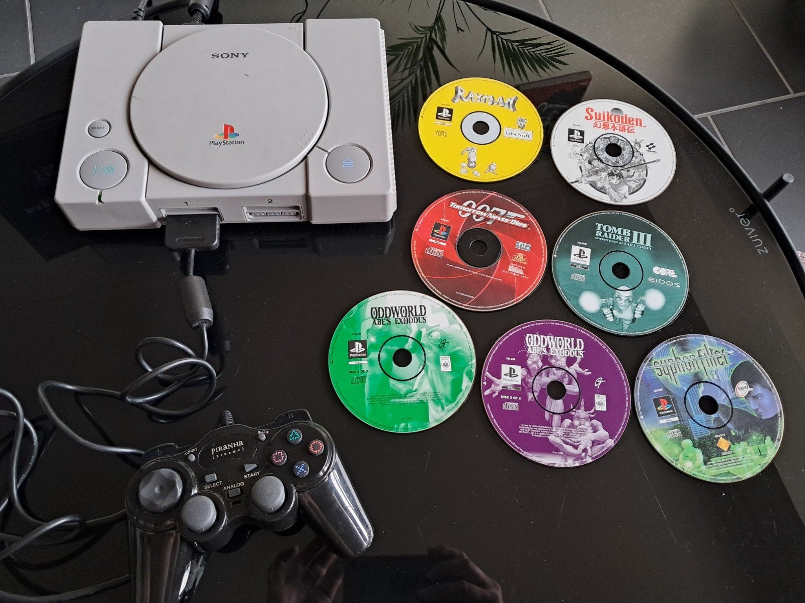 Playstation 1 Console + Games als Suikoden, Ophalen of Verzenden, Met 1 controller