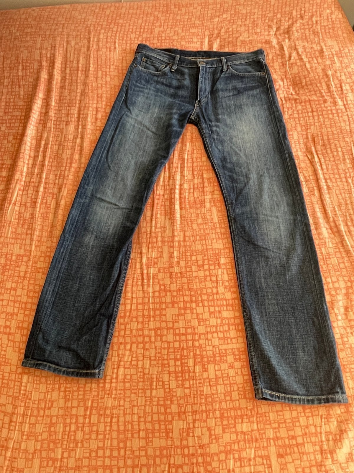 Levi’s 513 W33 L32, Ophalen of Verzenden, Gedragen, Blauw, W33 - W34 (confectie 48/50)