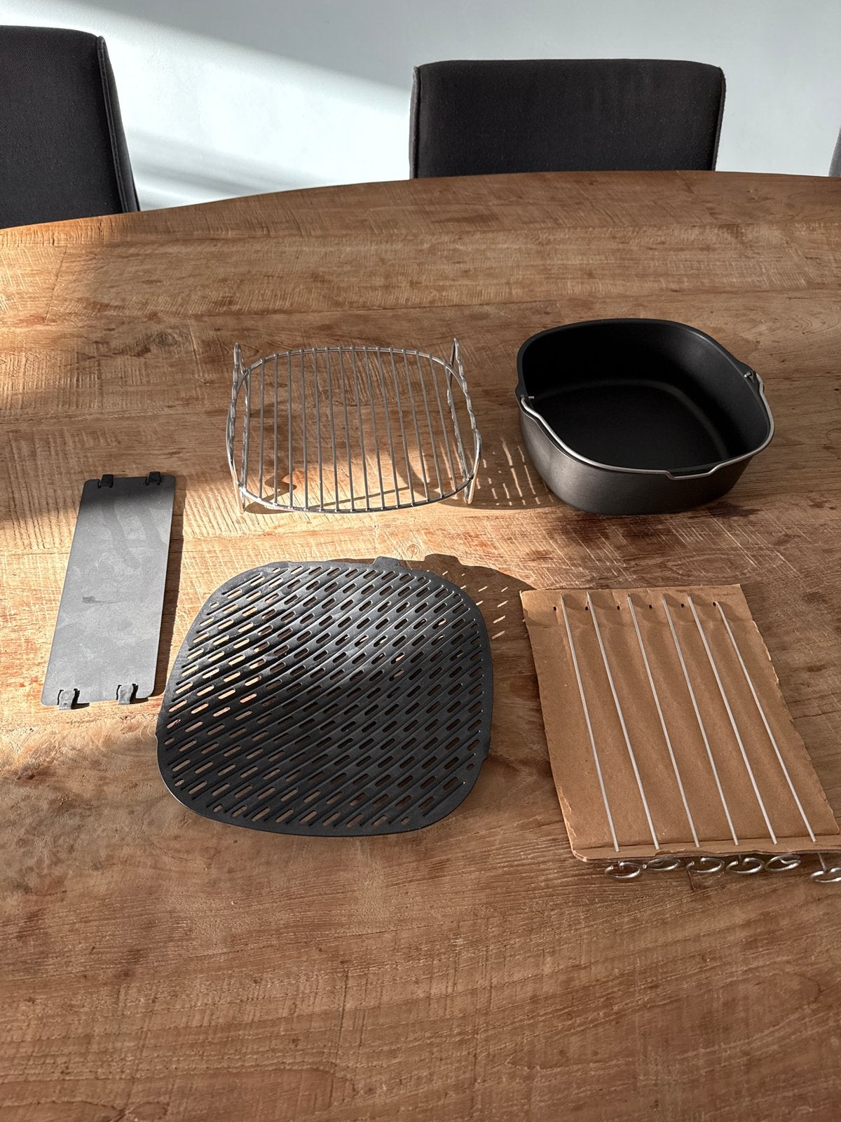 Philips Airfryer Accessoires: BBQ spiezen, grillrooster, etc, Ophalen, Zo goed als nieuw