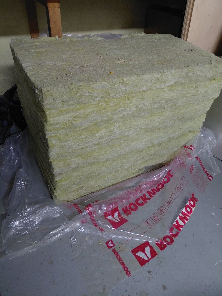 Rockwool isolatie steenwol, Ophalen, 4 tot 8 cm, Nieuw, Steenwol
