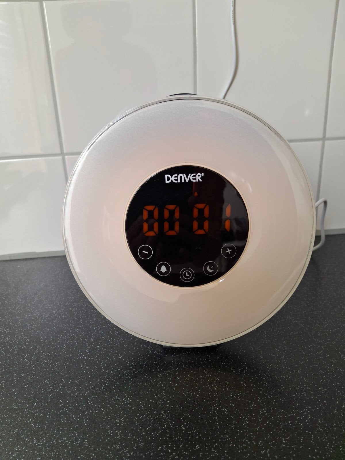 Denver CRL-341 Wekker met Wake-up Light en Natuurgeluiden, Ophalen of Verzenden, Zo goed als nieuw, Digitaal