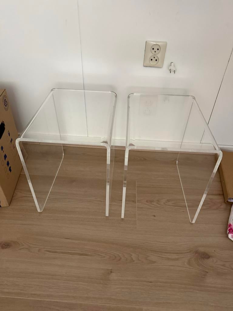 Transparante douchekruk (2 stuks), Ophalen, Gebruikt, Kunststof
