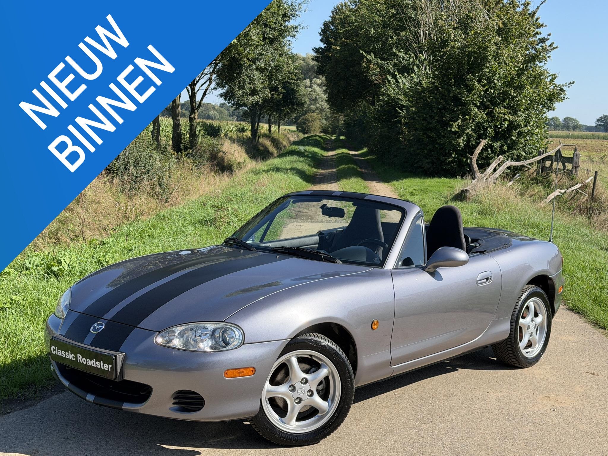 Mazda MX-5 NBFL 1.6i 110PK 53.100KM, 1STE EIGENAAR, Dealer onderhouden, Gebruikt, Cabriolet, 1010 kg