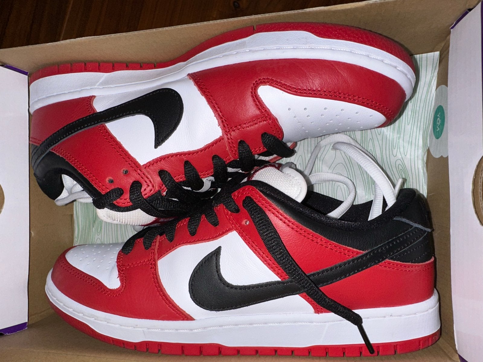 Nike SB Dunk Low Chicago - Maat 42,5, Overige kleuren, Ophalen of Verzenden, Sneakers of Gympen, Zo goed als nieuw