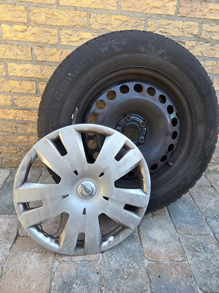 Set 4 stalen velgen 16 inch (Steek 5x105), Ophalen, Gebruikt, 16 inch, Banden en Velgen