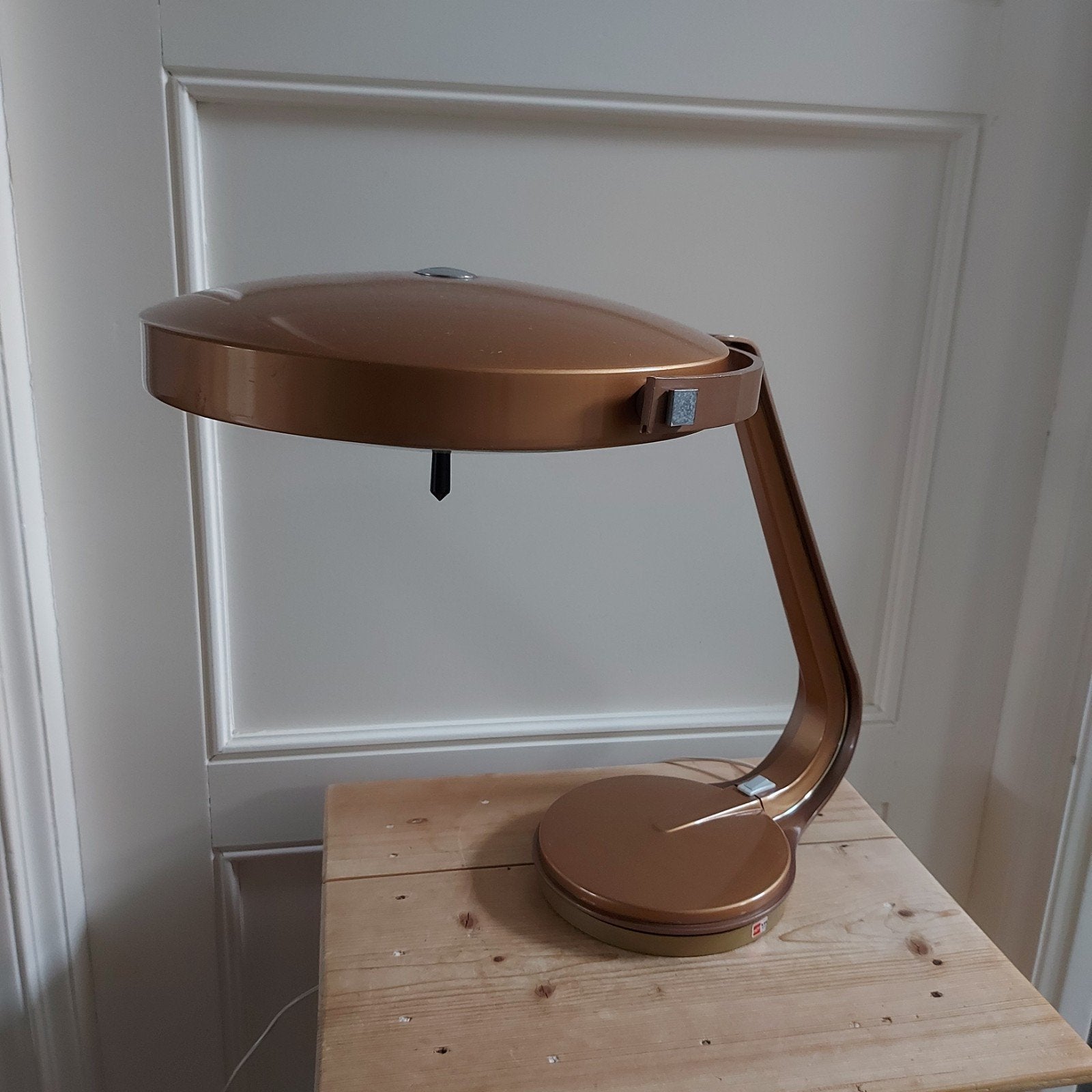 Lupela Cobra tafellamp bureaulamp lamp Fase Madrid vintage, Bureaulamp, Gebruikt, Ophalen of Verzenden, Vintage