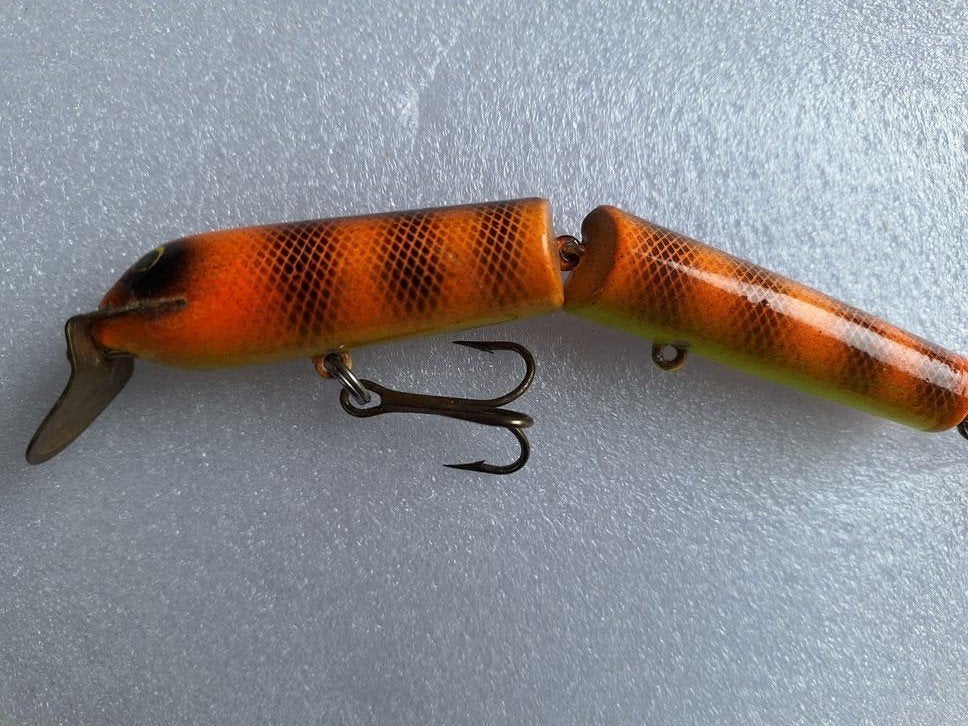 Vintage old scool kunstaas plug smitty bait, Ophalen of Verzenden, Overige typen