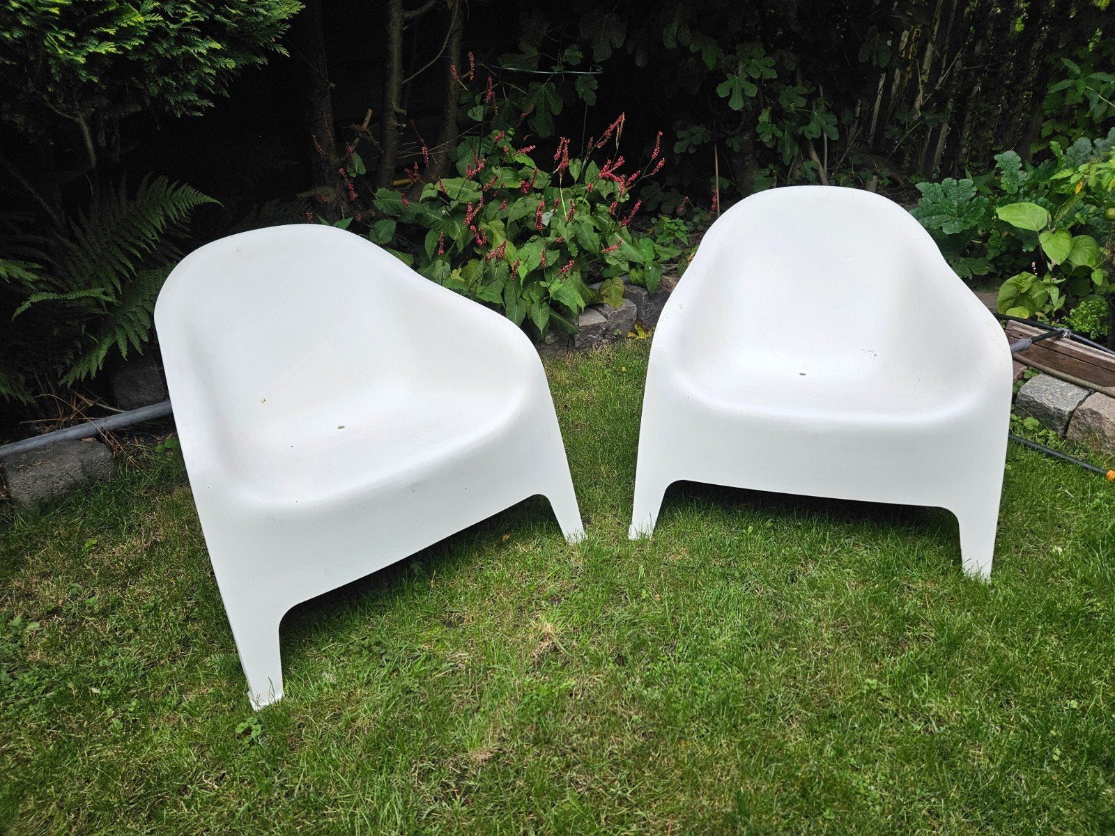 2x IKEA SKARPO stoelen, Ophalen, Gebruikt, Kunststof