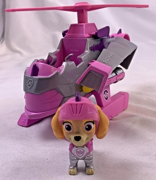 PAW Patrol Rescue Knights Skye Transform Helikopter & Figuur, Coolsingel 104, 3011 AG Rotterdam, Netherlands, Verzenden, Zo goed als nieuw