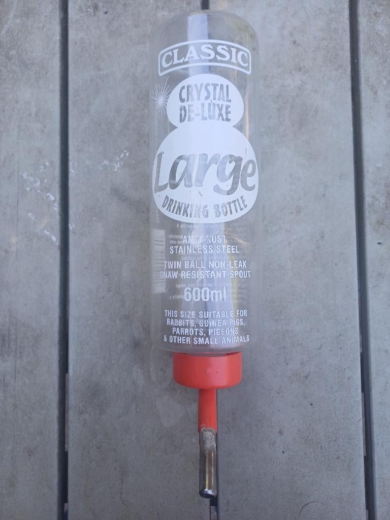 Drinkfles cavia of konijn, Dieren en Toebehoren, Ophalen of Verzenden, Gebruikt, Verzorging