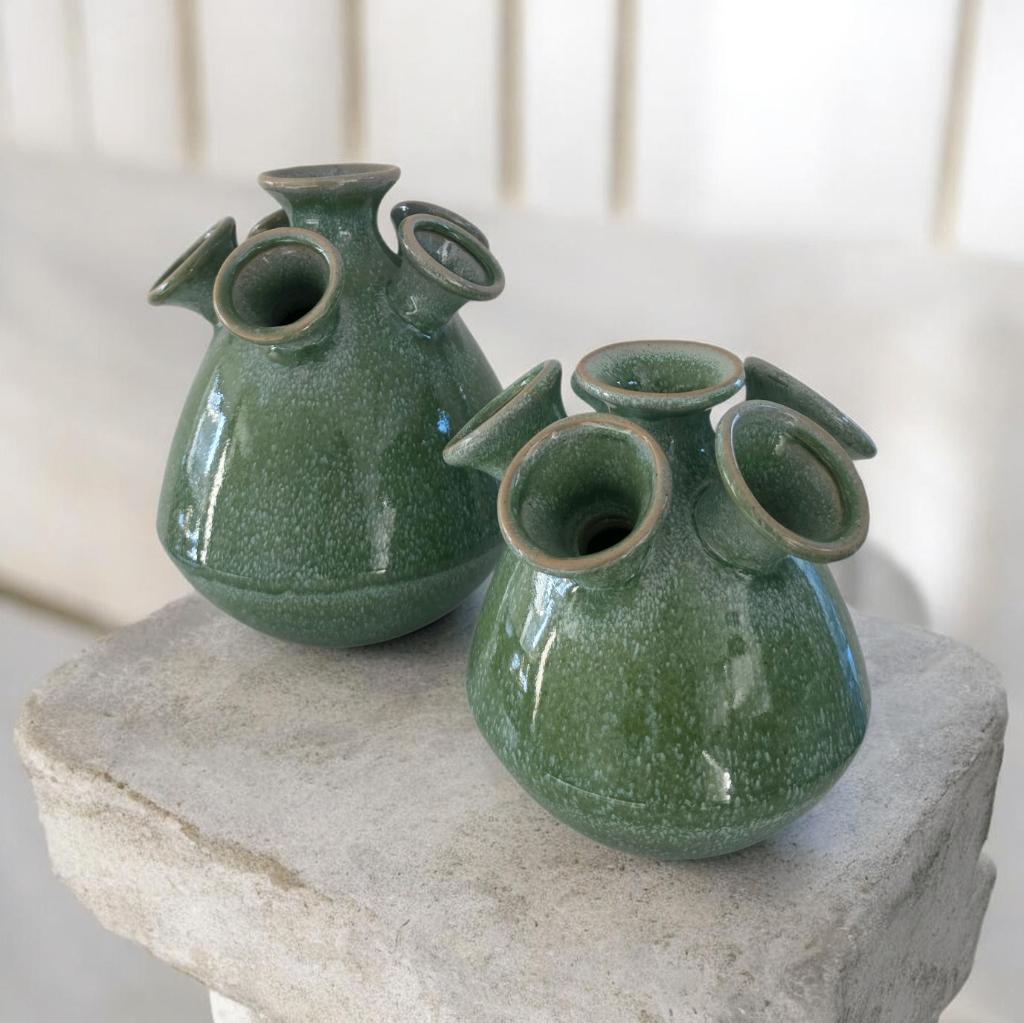 Tulpenvaas Green, Overige kleuren, Nieuw, Ophalen of Verzenden, Glas
