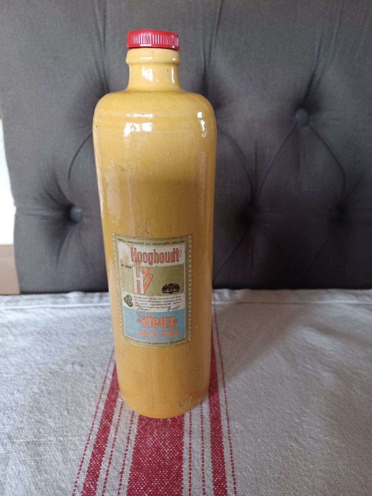 ❤️️ vintage Hooghoudt Vieux extra mild fles kruikje (leeg), Verzenden