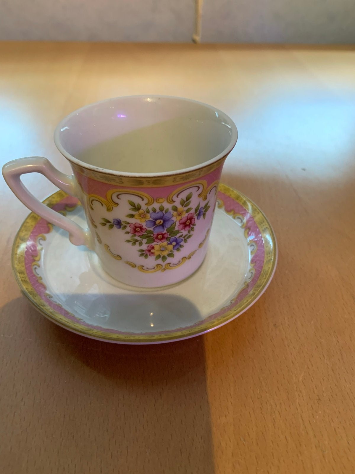 Vintage Mitterteich Bavaria Espresso Kop en Schotel, Ophalen of Verzenden