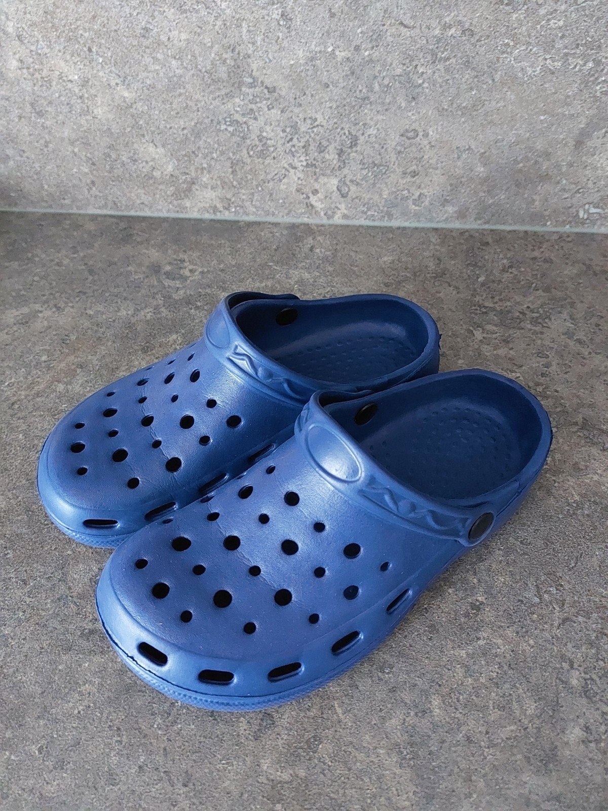 Comfortabele blauwe huissloffen, maat 39, Kleding | Dames, Ophalen of Verzenden, Zo goed als nieuw, Blauw, Pantoffels of Sloffen
