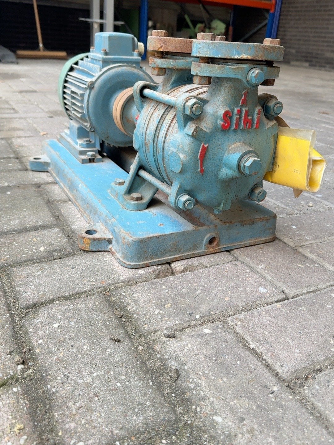 SIHI-MATERS pompunit met Leroy-Somer 1,5 kW motor, Ophalen, Zo goed als nieuw, Handmatig