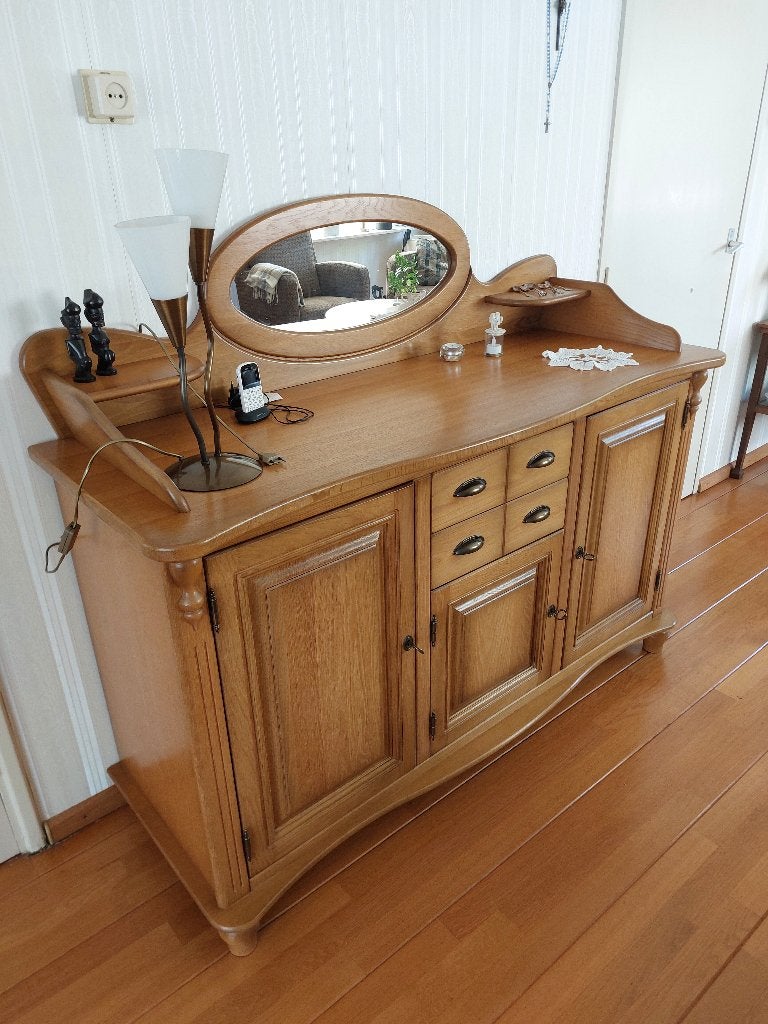 dressoir licht eiken, Ophalen, Gebruikt, Met deur(en), Klassiek