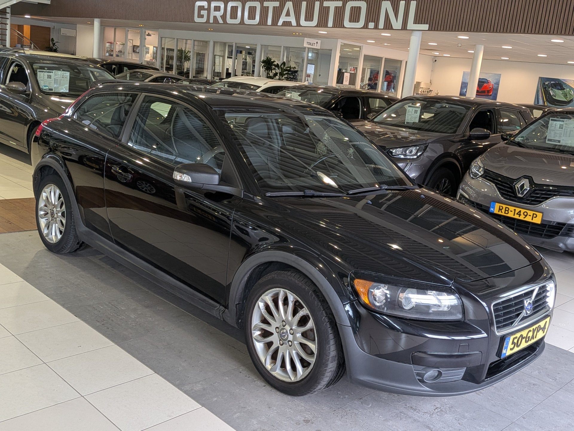 Volvo C30 1.8 Airco, Cruise Control, Stuurbekrachtiging, Voorwielaandrijving, 1228 kg, Gebruikt, Zwart