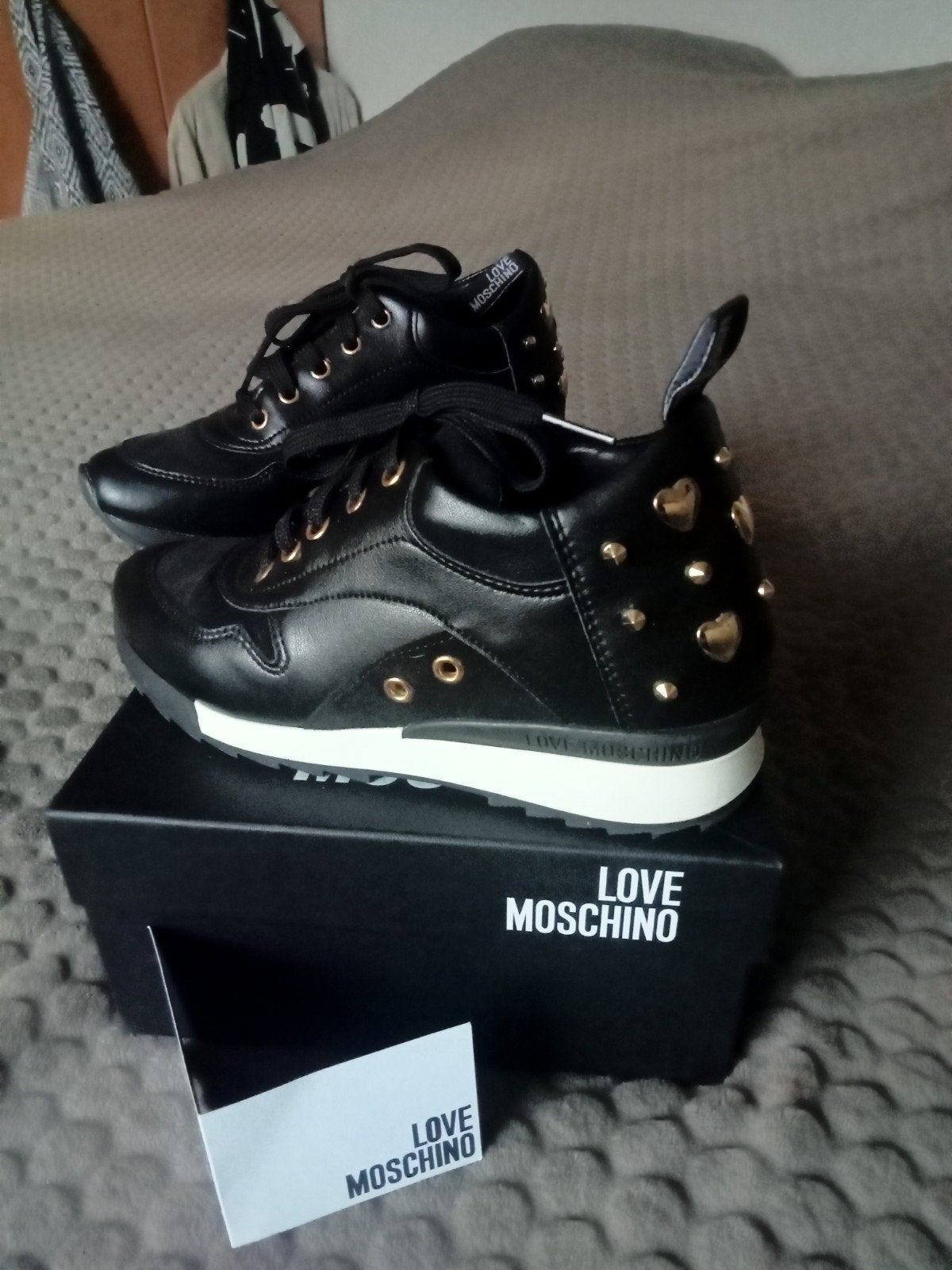sneakers Love Moschino maat 36., Kleding | Dames, Ophalen, Zo goed als nieuw, Sneakers of Gympen
