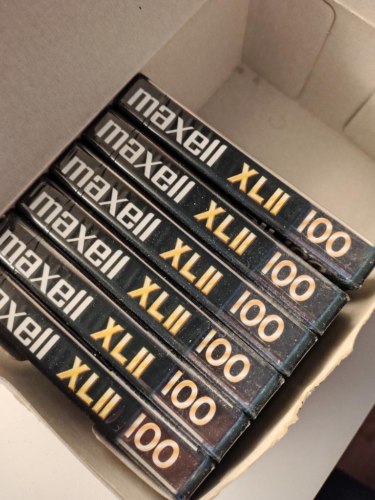 Maxell XLII 100 cassettes 6 stuks XLII100, Overige genres, Nieuw in verpakking, Onbespeeld, Verzenden