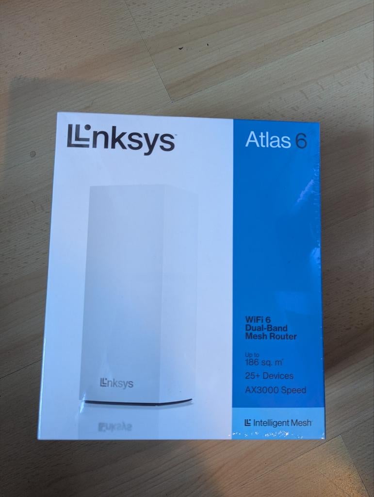 Linksys Atlas 6 WiFi 6 Mesh Router - Nieuw & Geseald, Computers en Software, Routers en Modems, Nieuw, Router, Ophalen of Verzenden