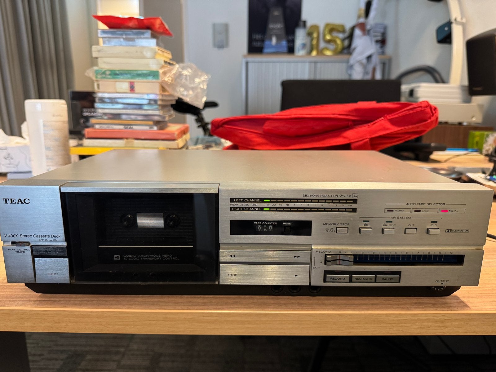 TEAC V-430 X cassette deck . Werkend vintage kwal., Ophalen of Verzenden, Overige merken
